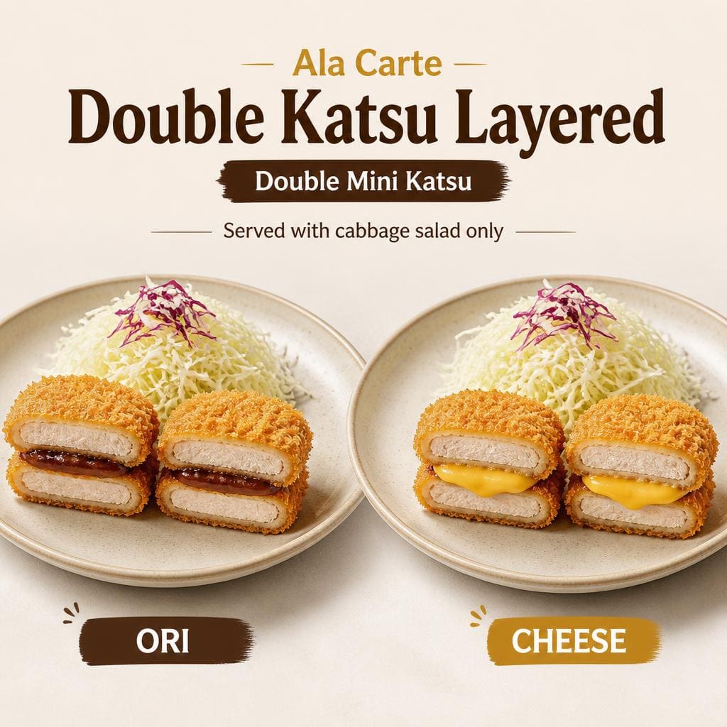 Ala Carte Double Katsu Layered